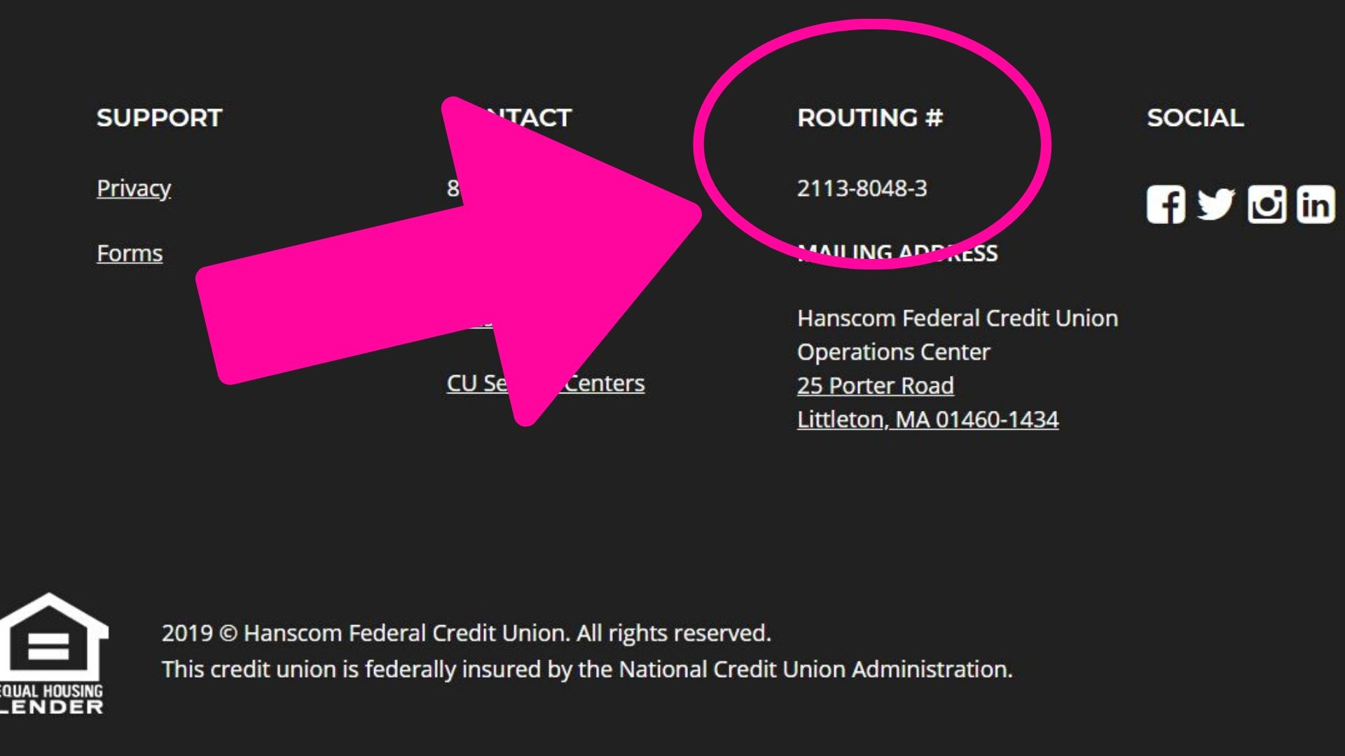 affinity plus routing number affinity plus routing number