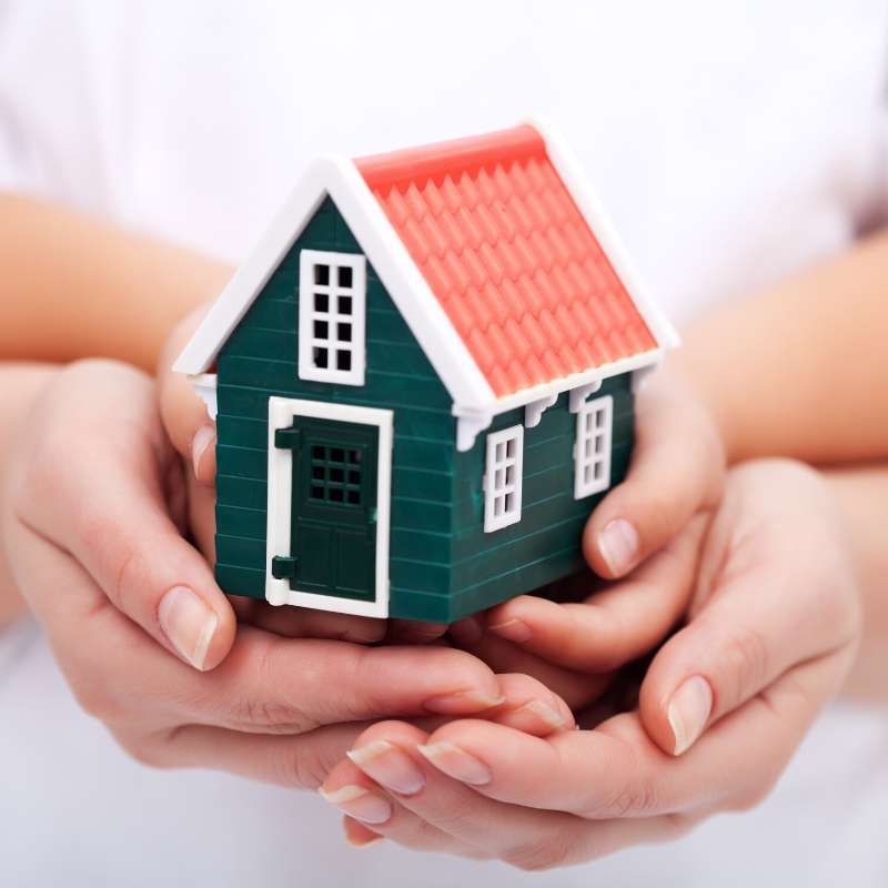 small house in hands mortgage forbearance