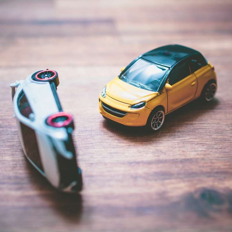toy cars in accident