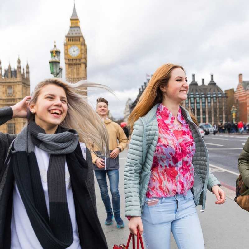 college students during gap year in London