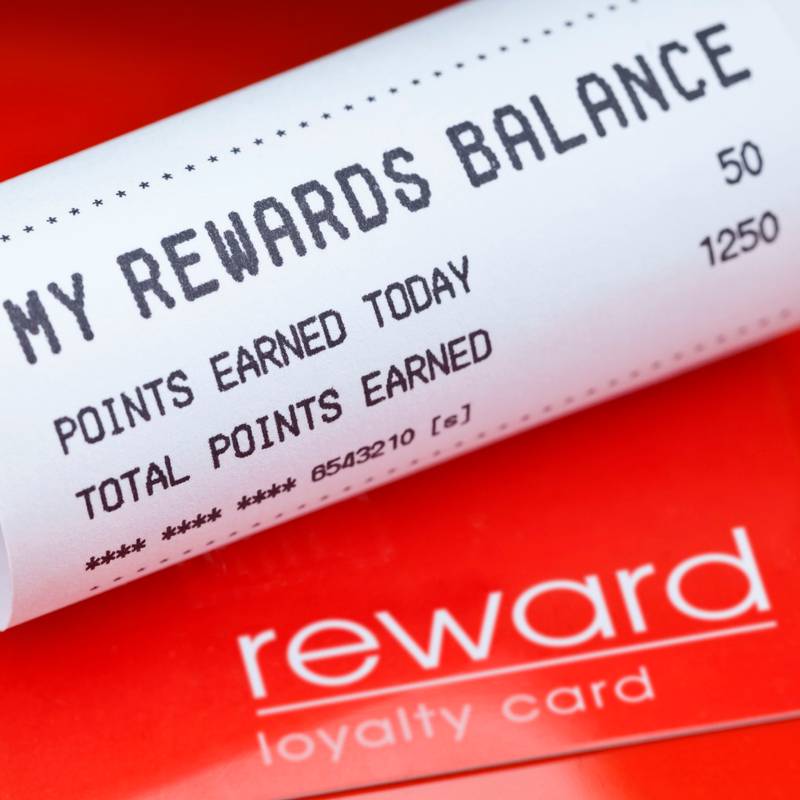 loyalty rewards receipt